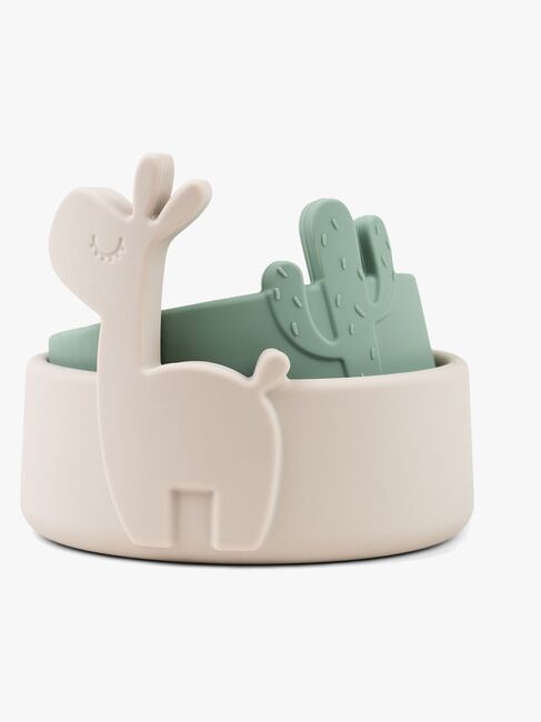 Done By Deer Schüsselset Lalee 2er-Pack, Sand/Grün