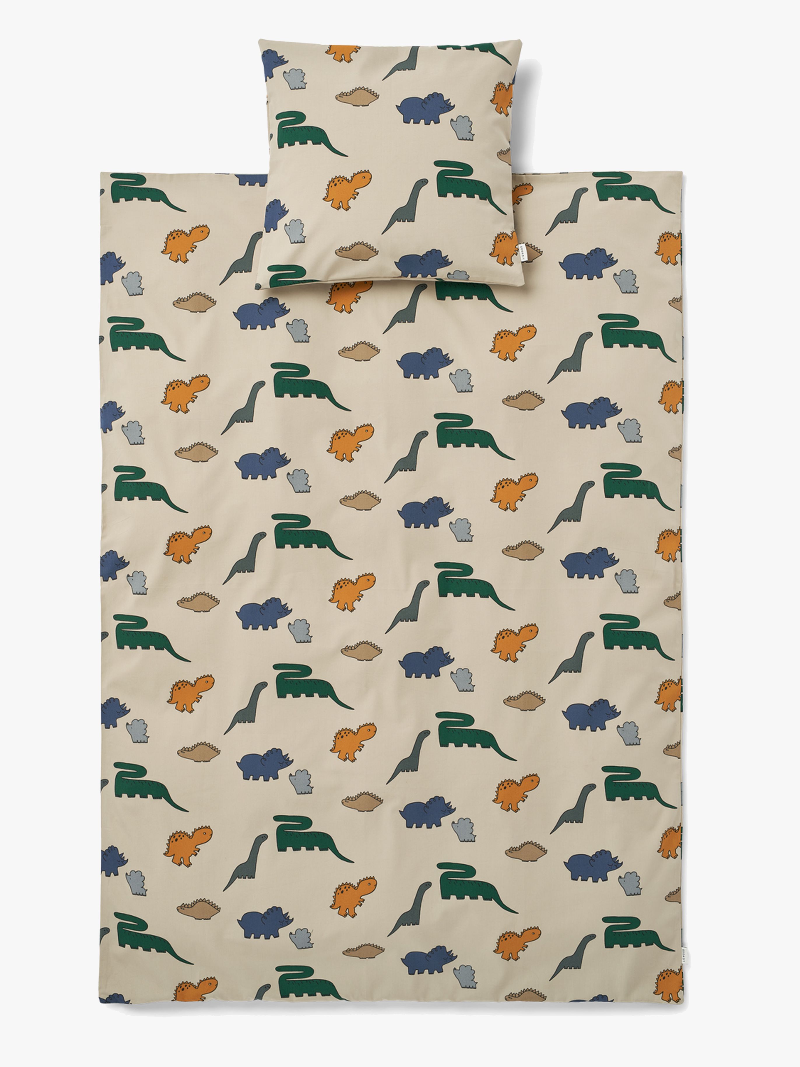 LIEWOOD Carmen Bettwäsche 70x100 Babybett, Dinosaurs/Mist