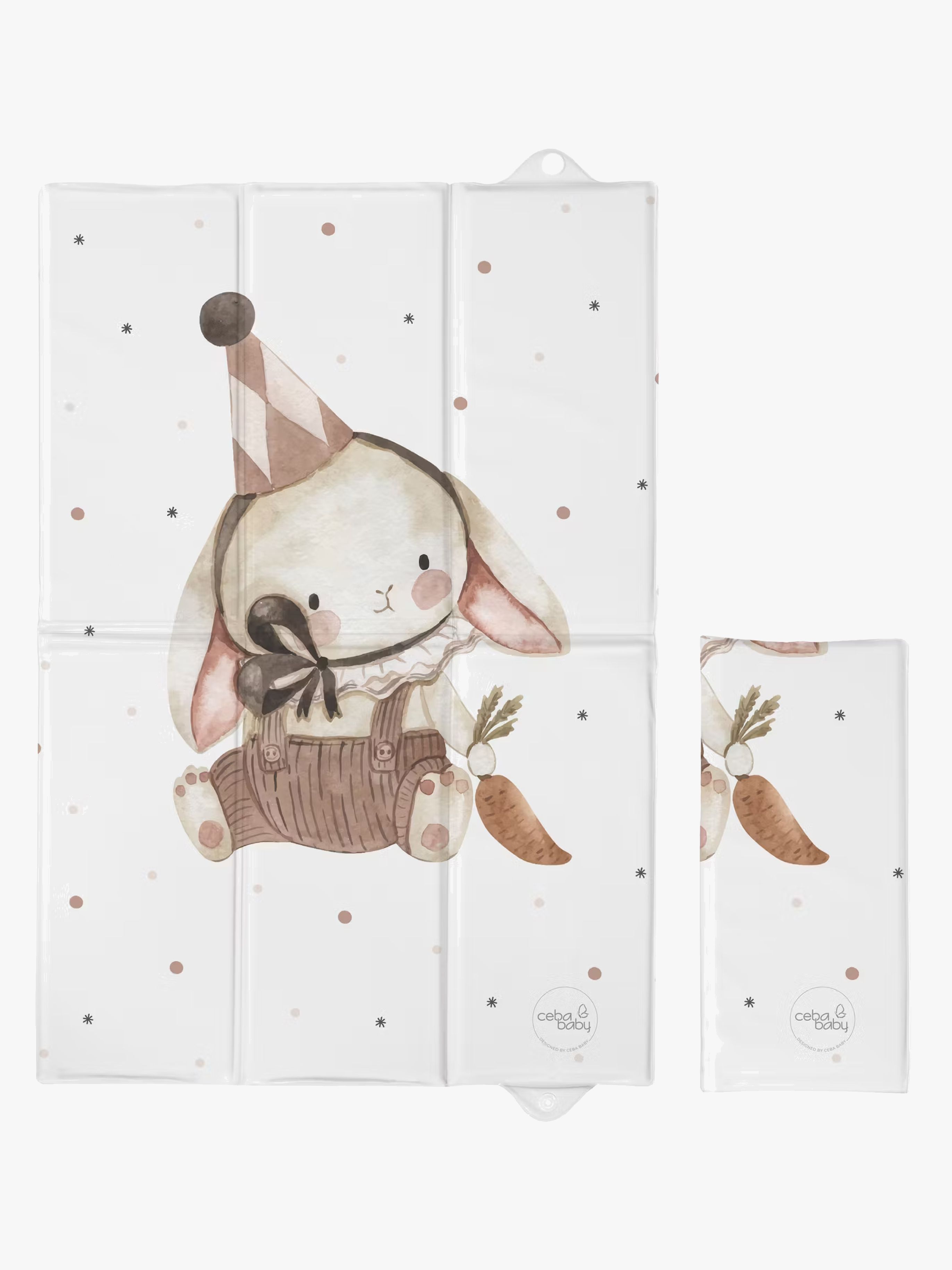 Ceba Tragbare Wickelunterlage, Clown Bunny
