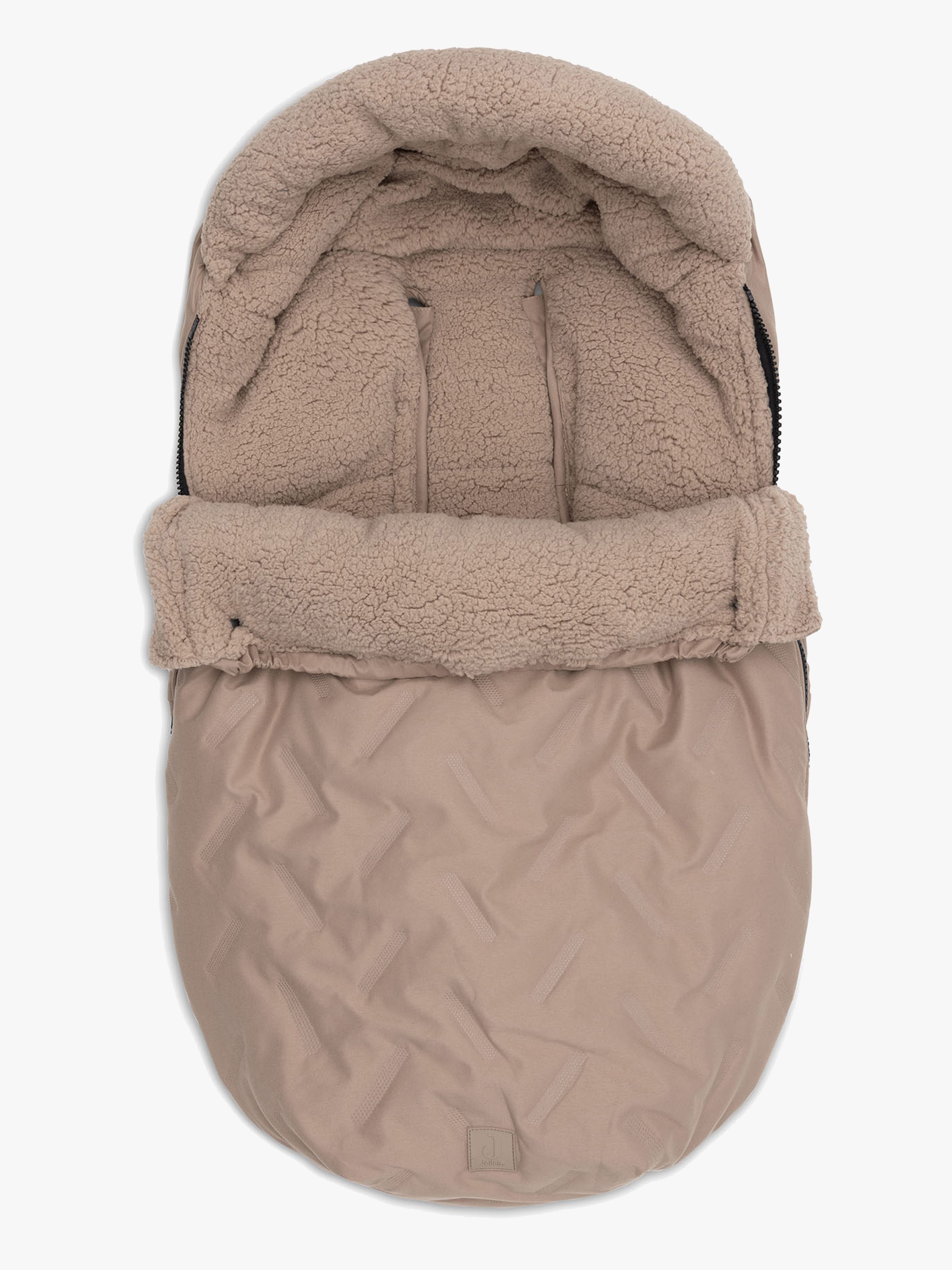 Jollein Mini-Fußsack, Embossed Milky Coffee