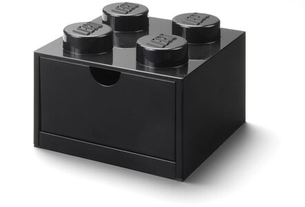 LEGO Aufbewahrungsbox mit Schublade 4, Schwarz