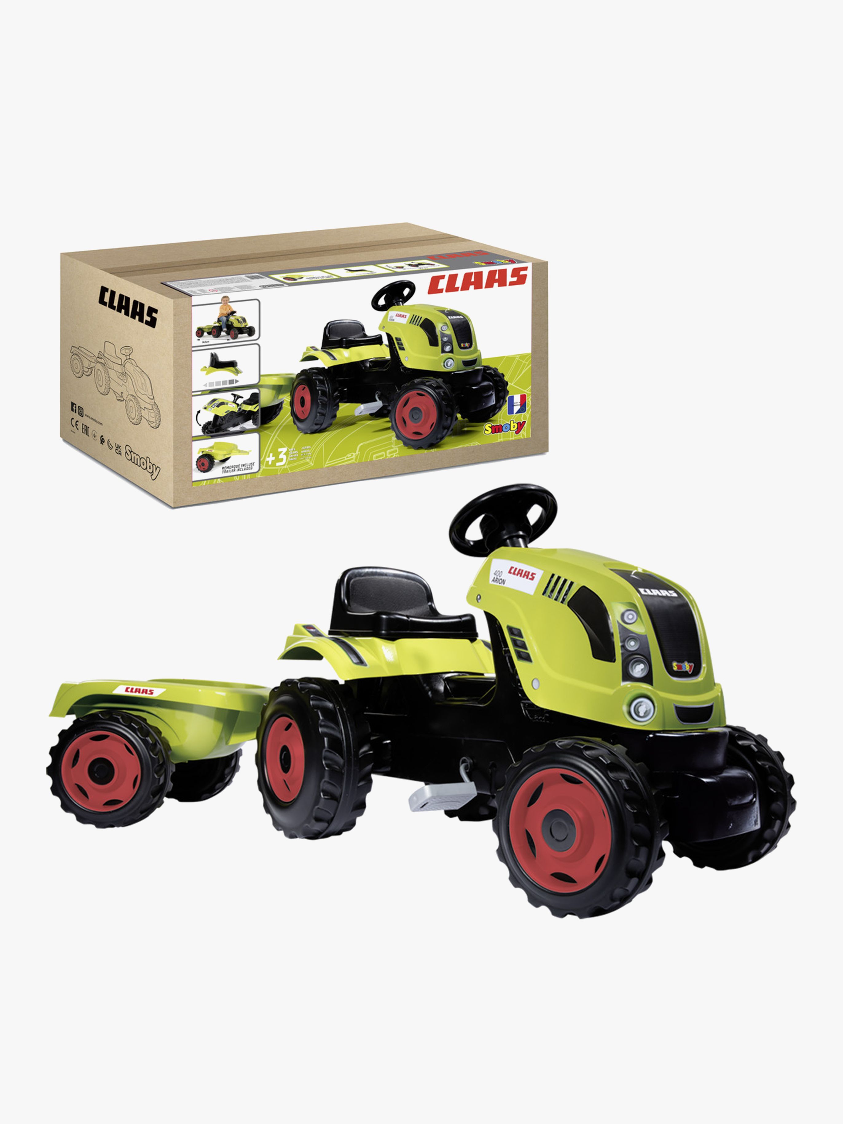 Claas Farmer Traktor mit Anhänger XL