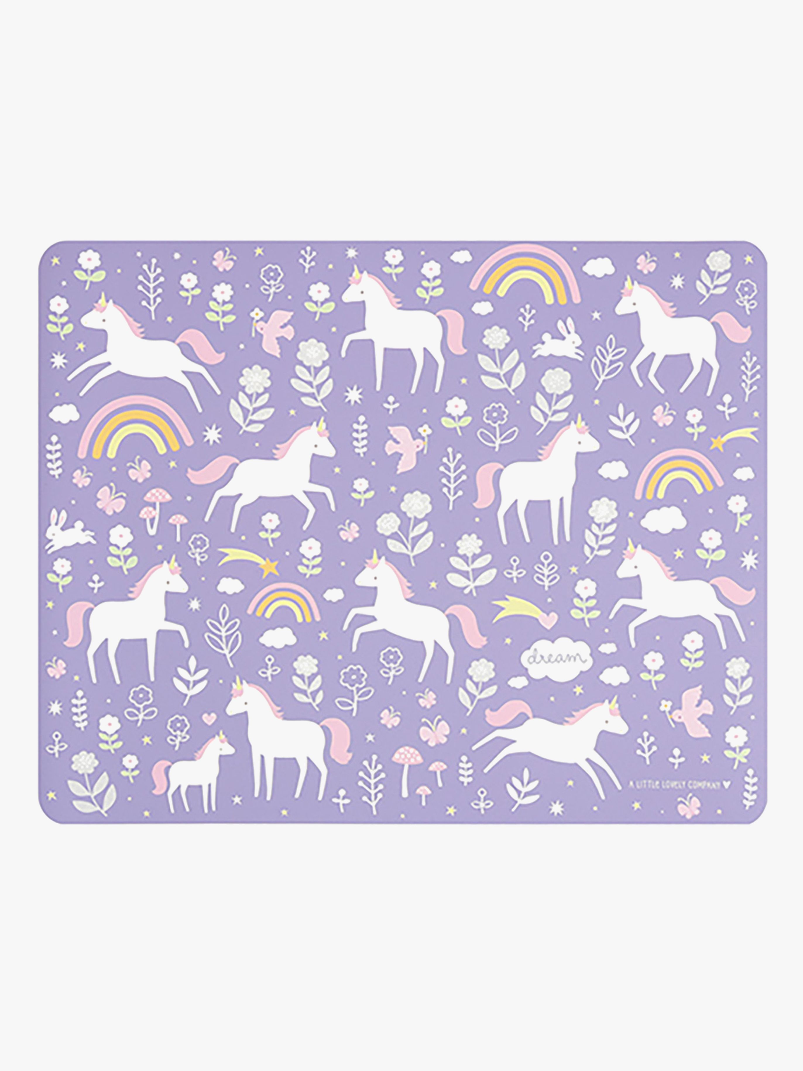 A Little Lovely Company Tischset, Unicorn Dreams