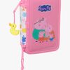 Peppa Wutz Gefülltes Doppel-Federmäppchen 29 Teile, Baby Pig