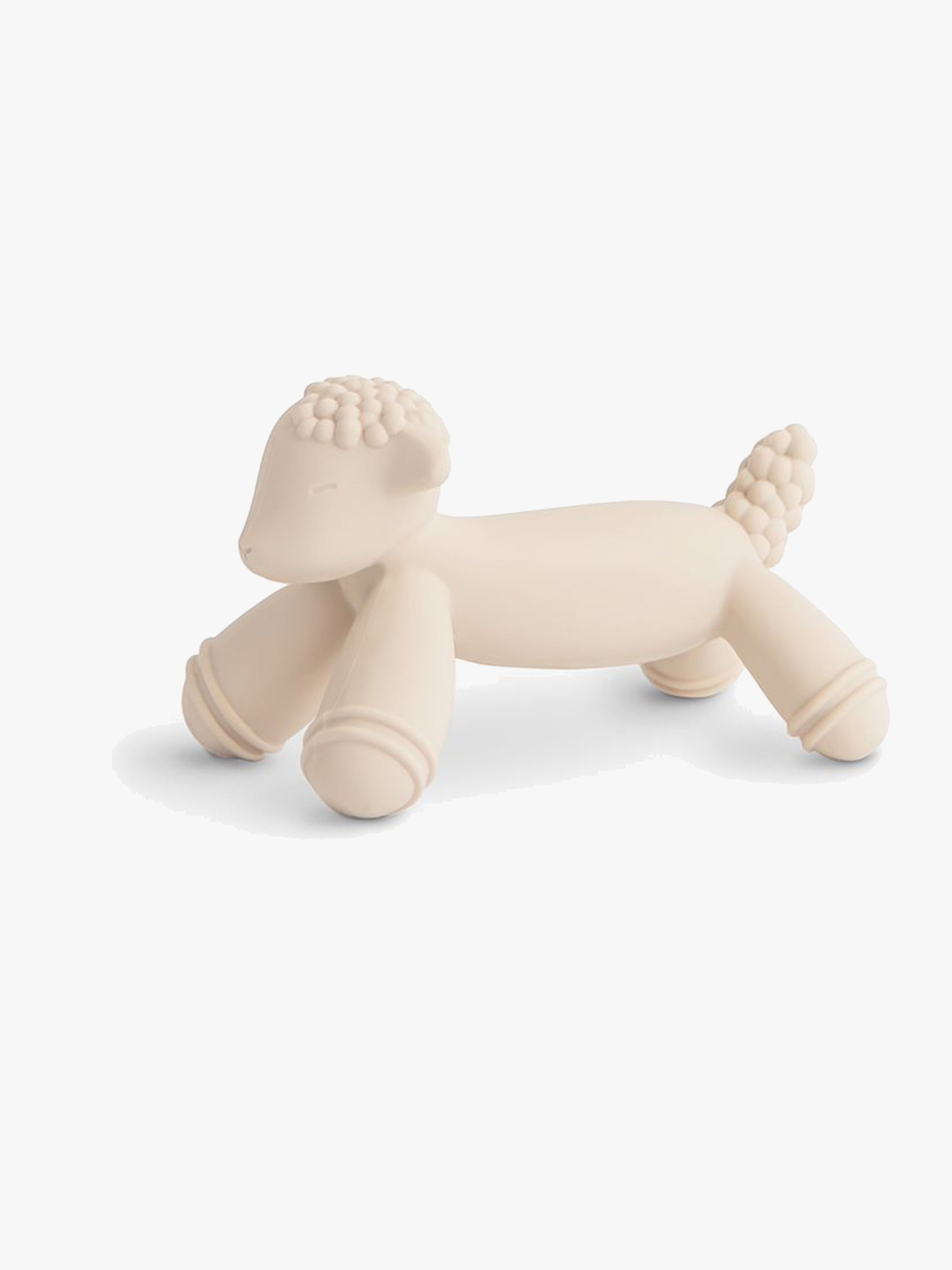 Mushie Lamm Beißringe, Ivory, Beißspielzeug
