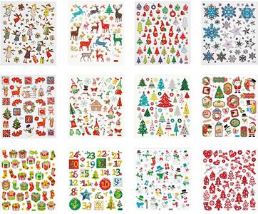 Creativ Company Sticker Weihnachten 12 Blatt