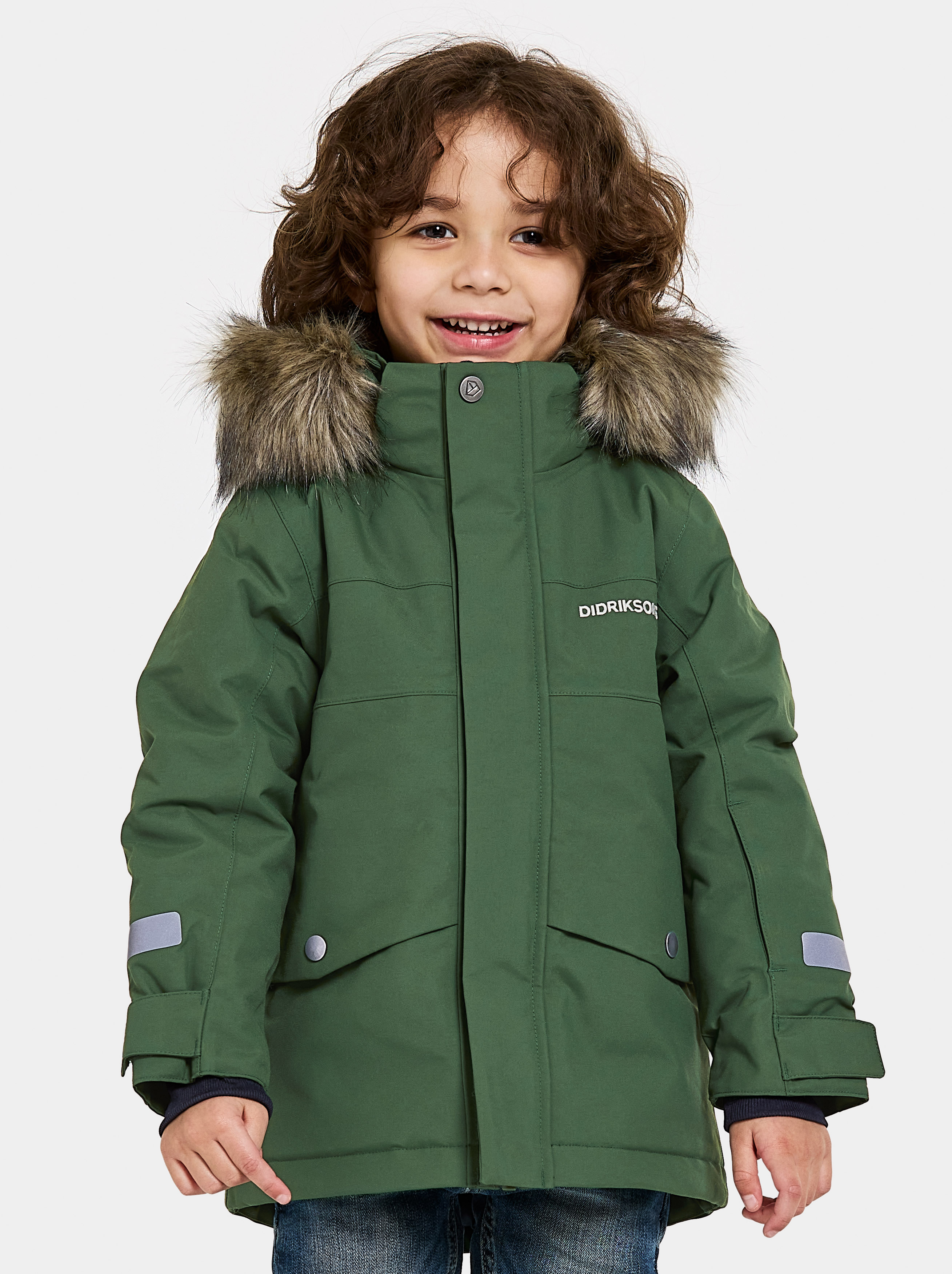 Didriksons Bjärven Winterjacke, Pine Green, 110