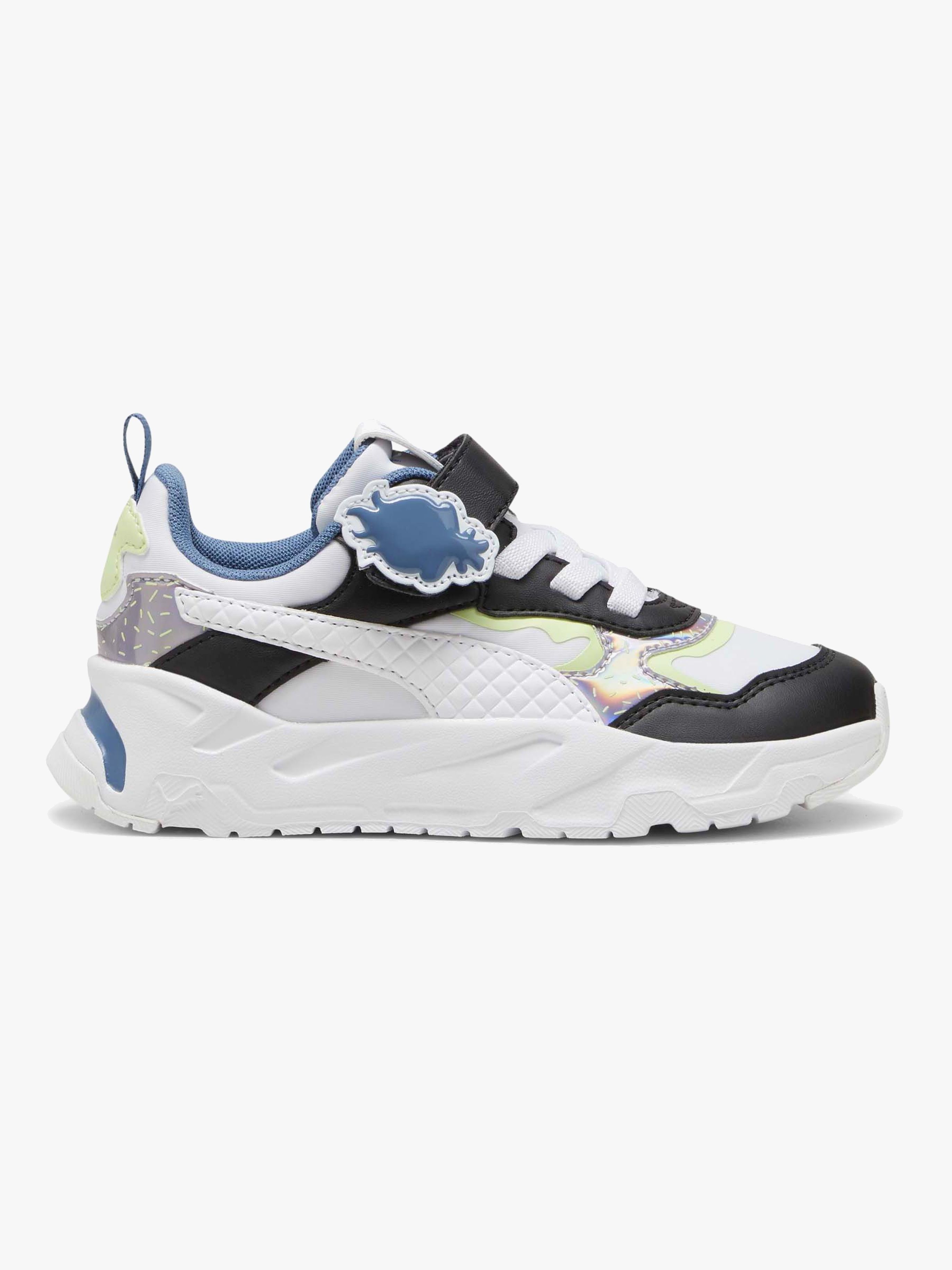 Puma Trinity Trolls 2 AC+ PS Kinder Sneaker, Weiß, 28, Kinderschuhe