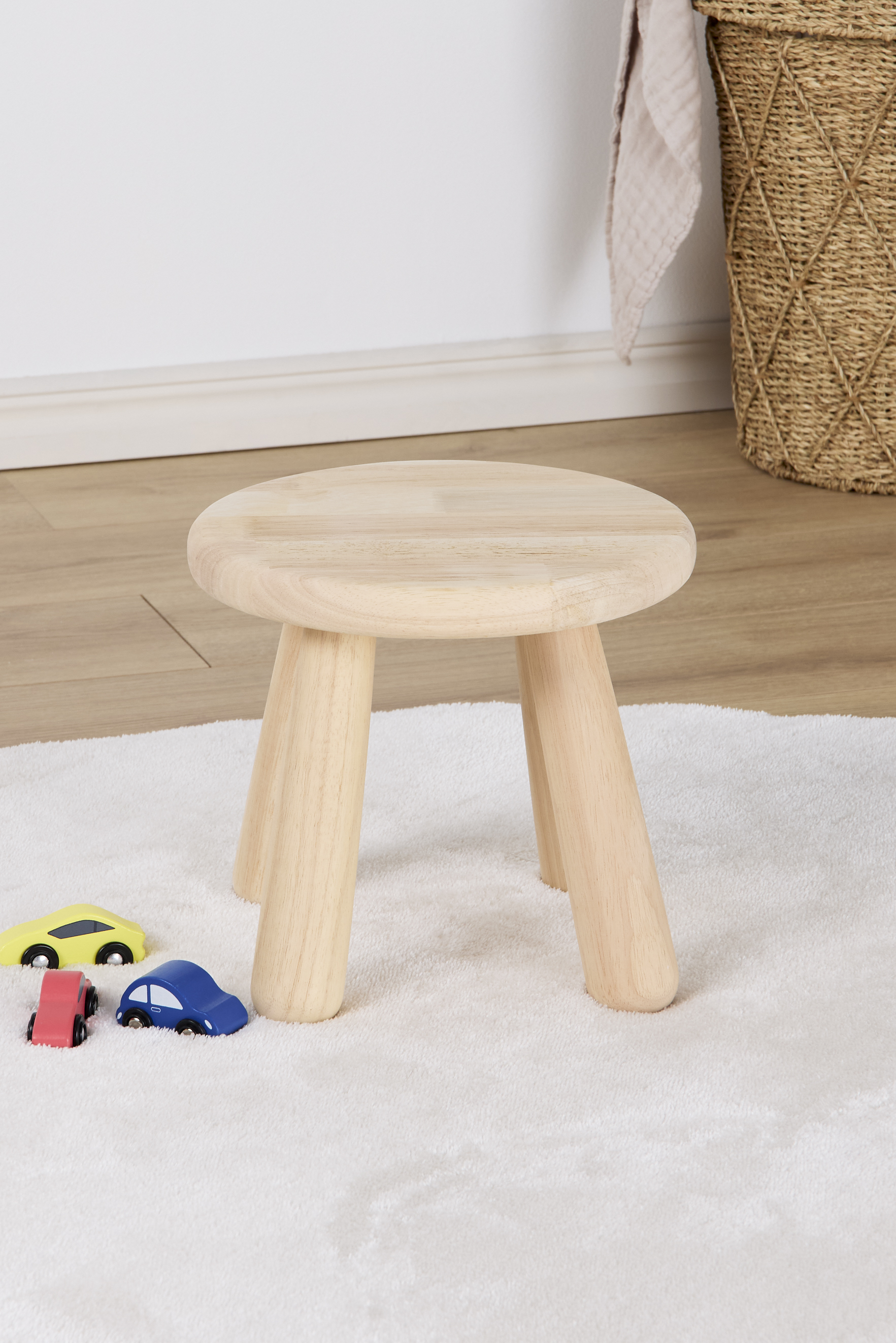 Minitude Nordic MILO Hocker, Natur, Kinderzimmermöbel, Kindermöbel