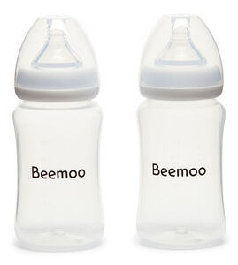 Beemoo CARE Muttermilchflasche 240 ml 2er-Pack inkl. Sauger