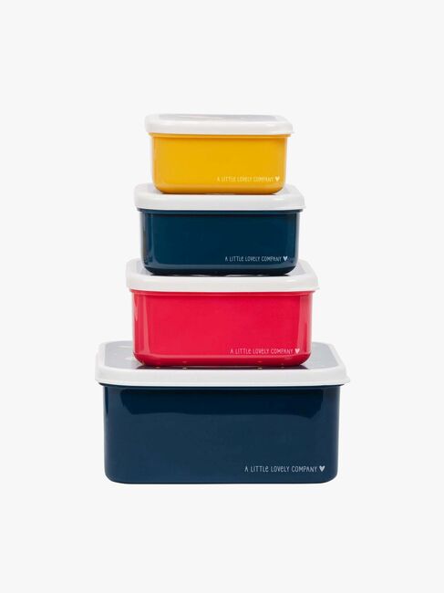 A Little Lovely Company Lunchbox-Set, Weltraum
