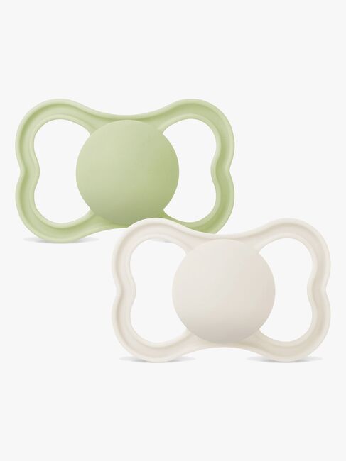 MAM Air Silikon Schnuller 2er-Pack 6-16m, Grün