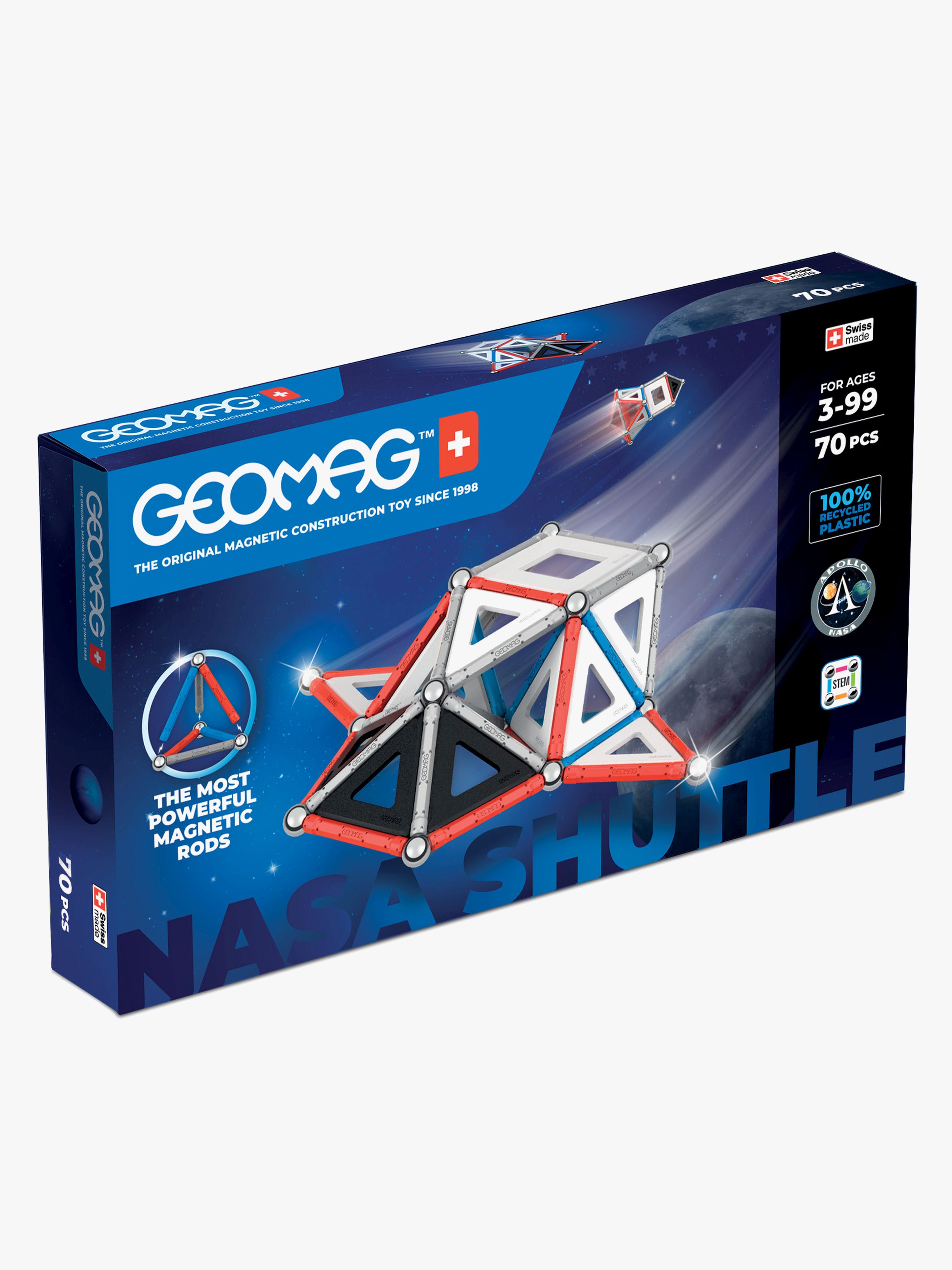 Geomag Classic Panels NASA Shuttle Bausatz 70 Teile