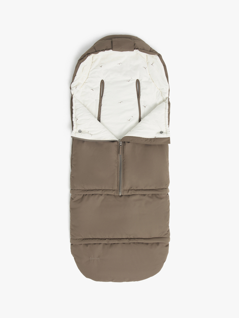 Beemoo Light Fußsack inkl. Erweiterung, Taupe Swallow