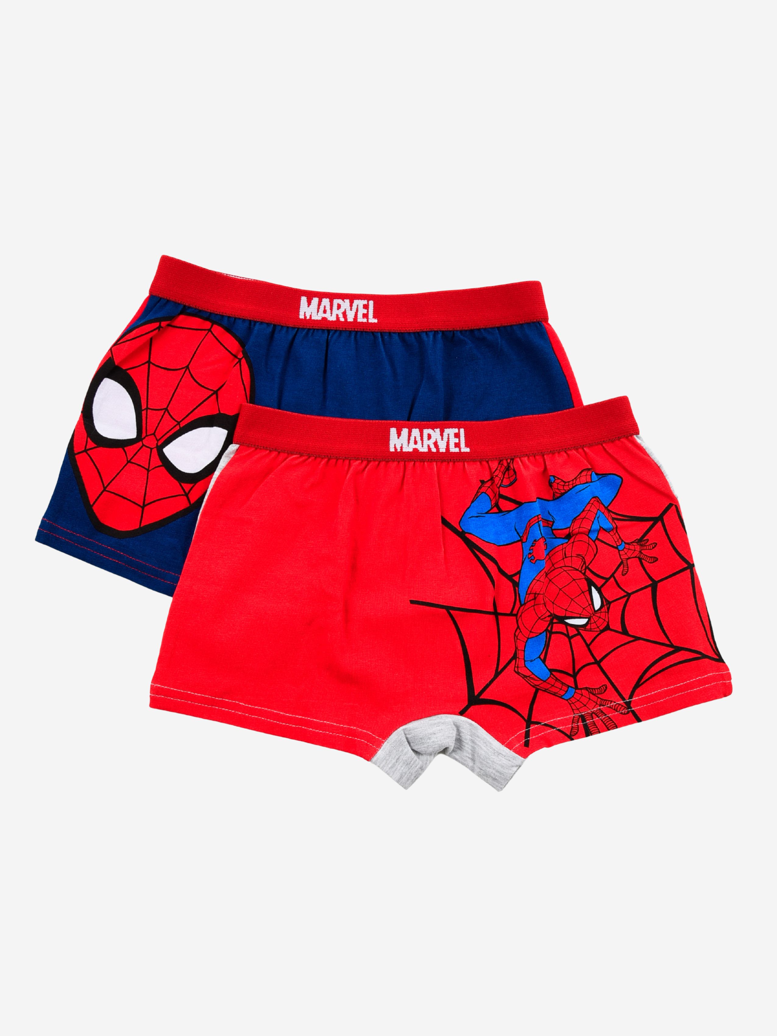 Marvel Spider-Man Boxer Unterhosen 2er-Pack, Mehrfarbig, 116