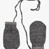 Lindberg Magic Mini Baby Handschuhe Wollmischung, Anth/Grey