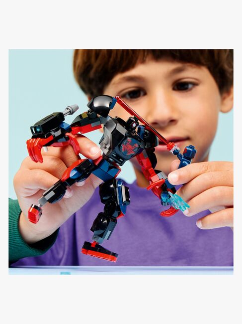 LEGO Super Heroes 76337 Miles Morales Mech vs. Spider-Man 2099