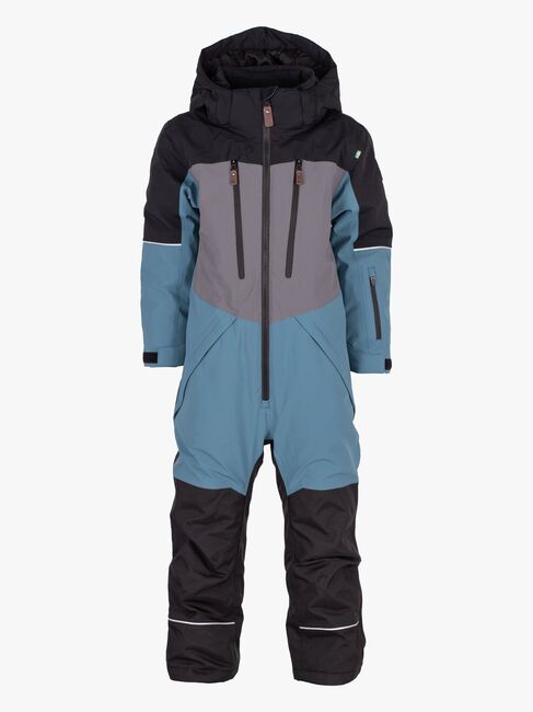 Lindberg Alpine Overall, Black/Turquiose