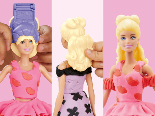 Play-Doh Barbie Knete mit Puppe Designer-Modenschau