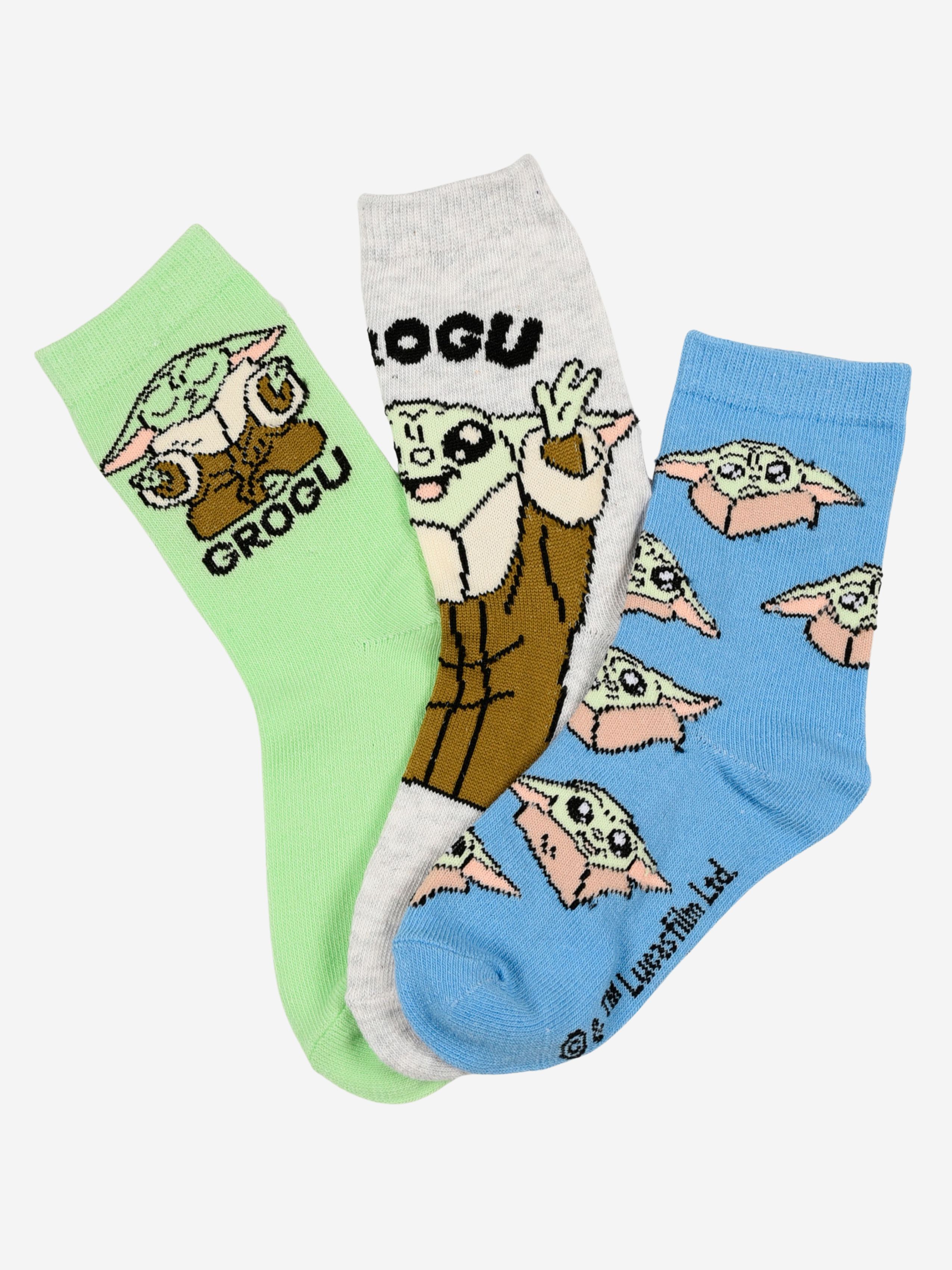 Star Wars The Mandalorian Socken 3er-Pack, Mehrfarbig, 31-34