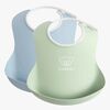 BB Lätzchen 2er-Pack, Blassgrün/Blassblau