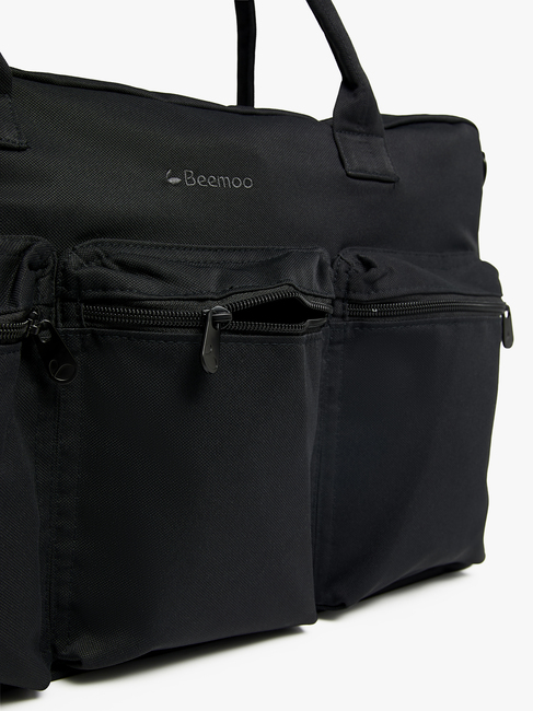 Beemoo Pro Double Wickeltasche, Coffee Black