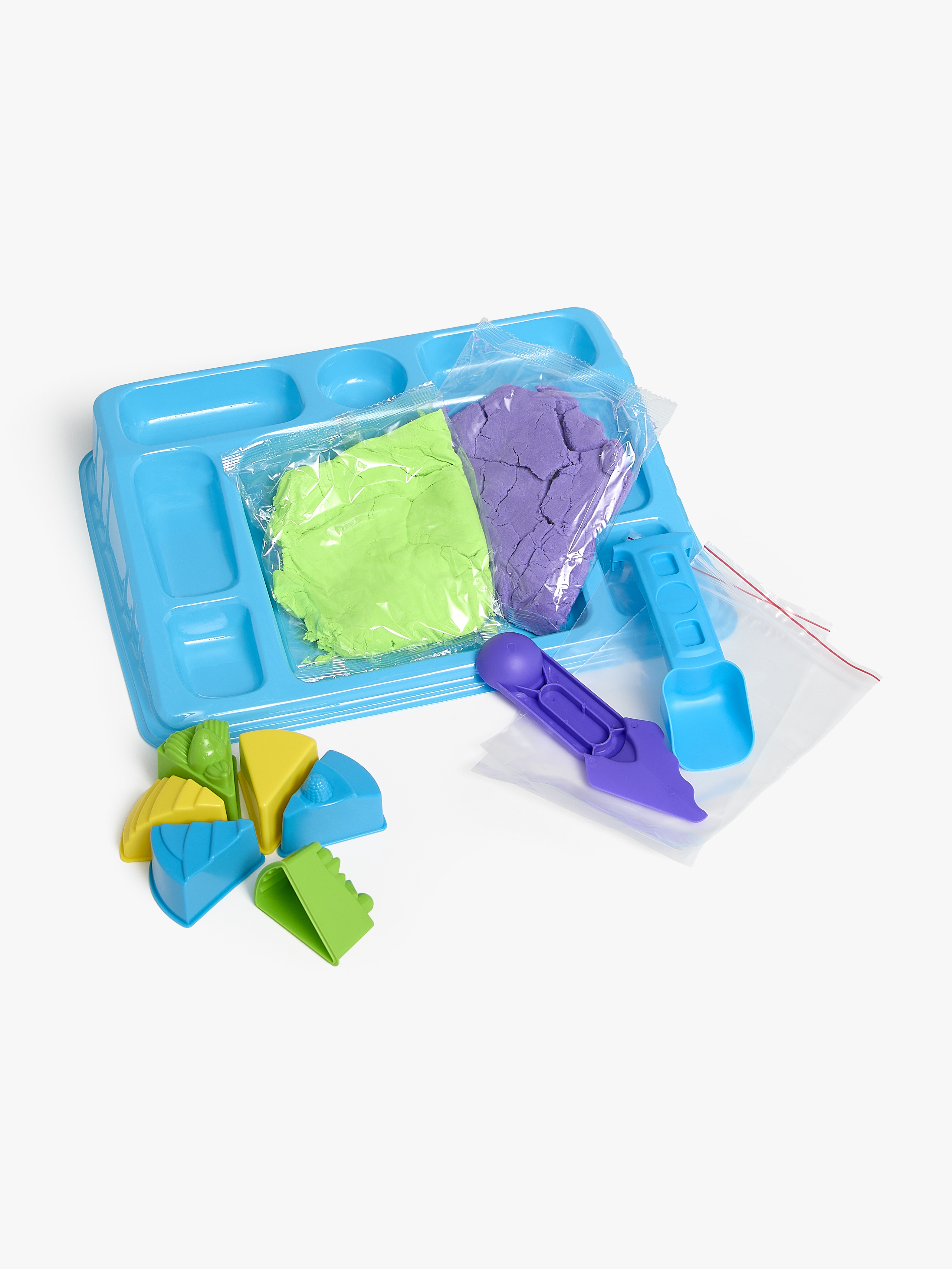 Dynamic Sand Spielset Kuchenstücke 6 Farben