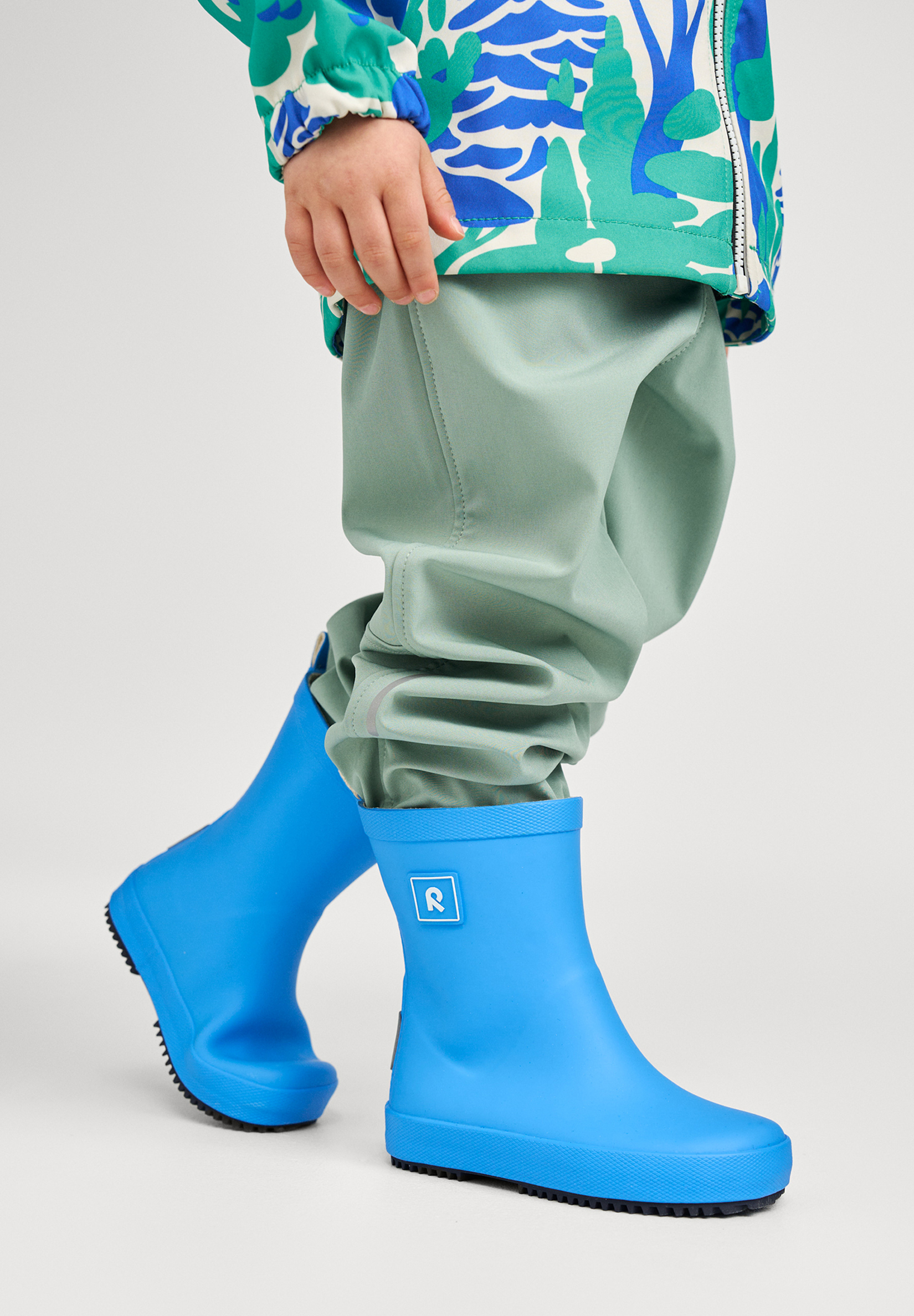 Reima Ankka Barefoot Gummistiefel, Cool Blue, 28, Kindergummistiefel, Kinderstiefel, Gummistiefel kinder, Kids
