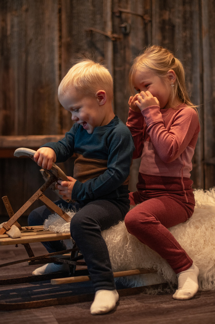 Lindberg Bamboo Merino Thermounterwäsche, Blue/Navy