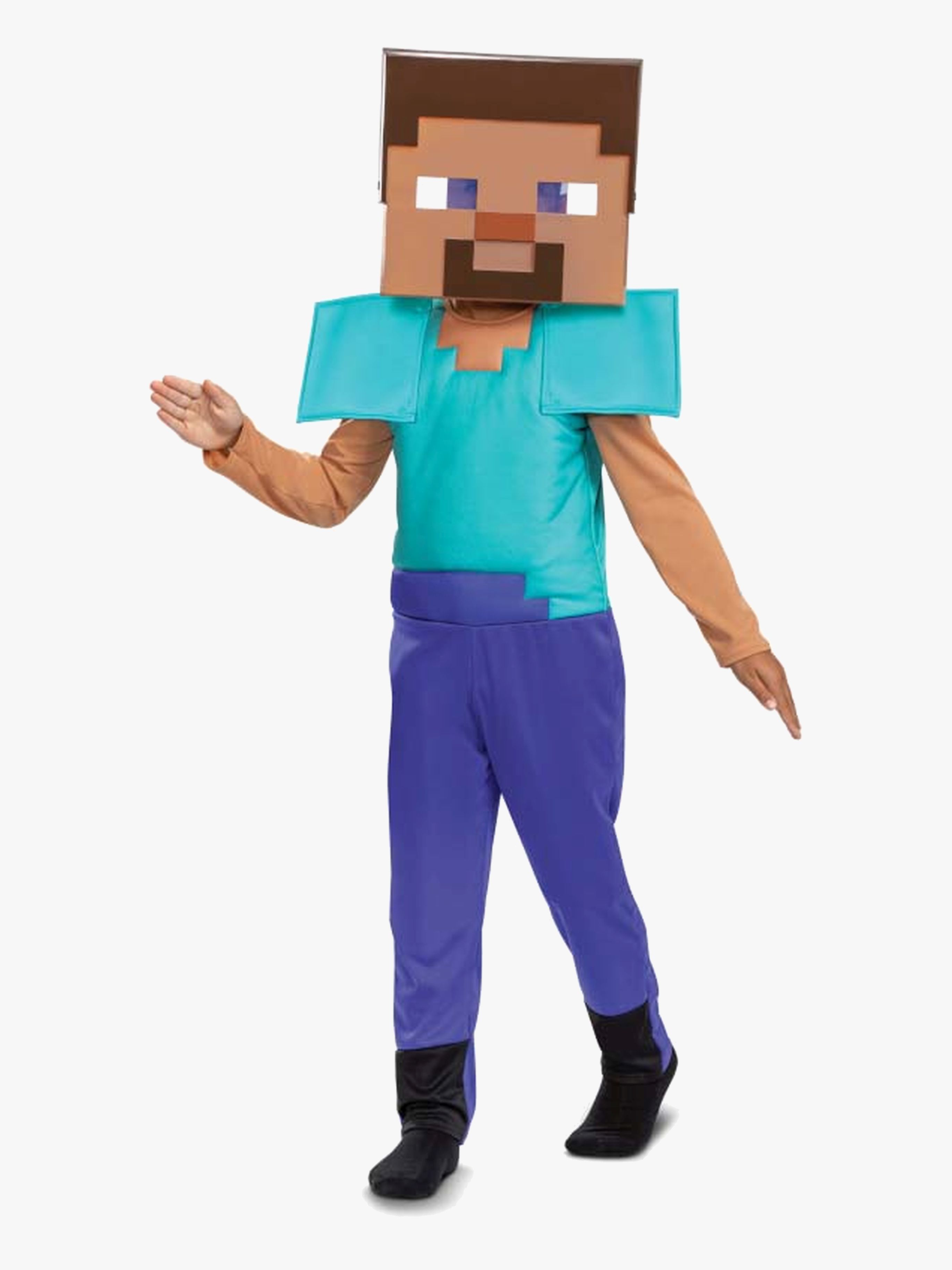 Minecraft Steve Kostüm, 4-6 Jahre