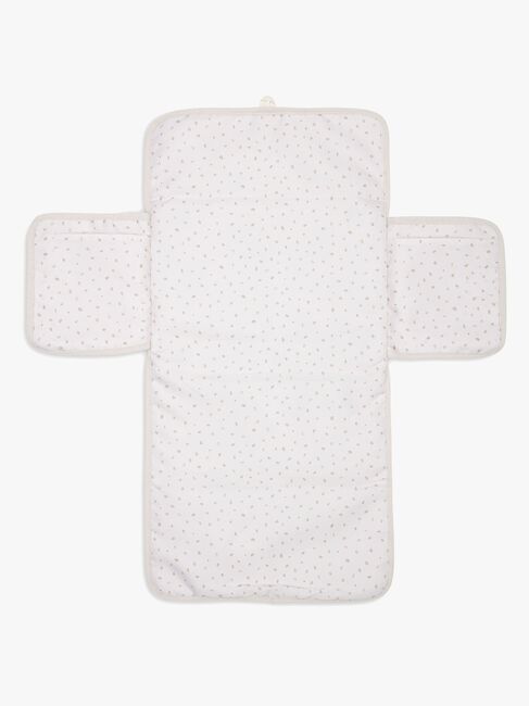 Jollein Cloudy Rib Wickelunterlage mit Aufbewahrungstaschen, Oatmeal