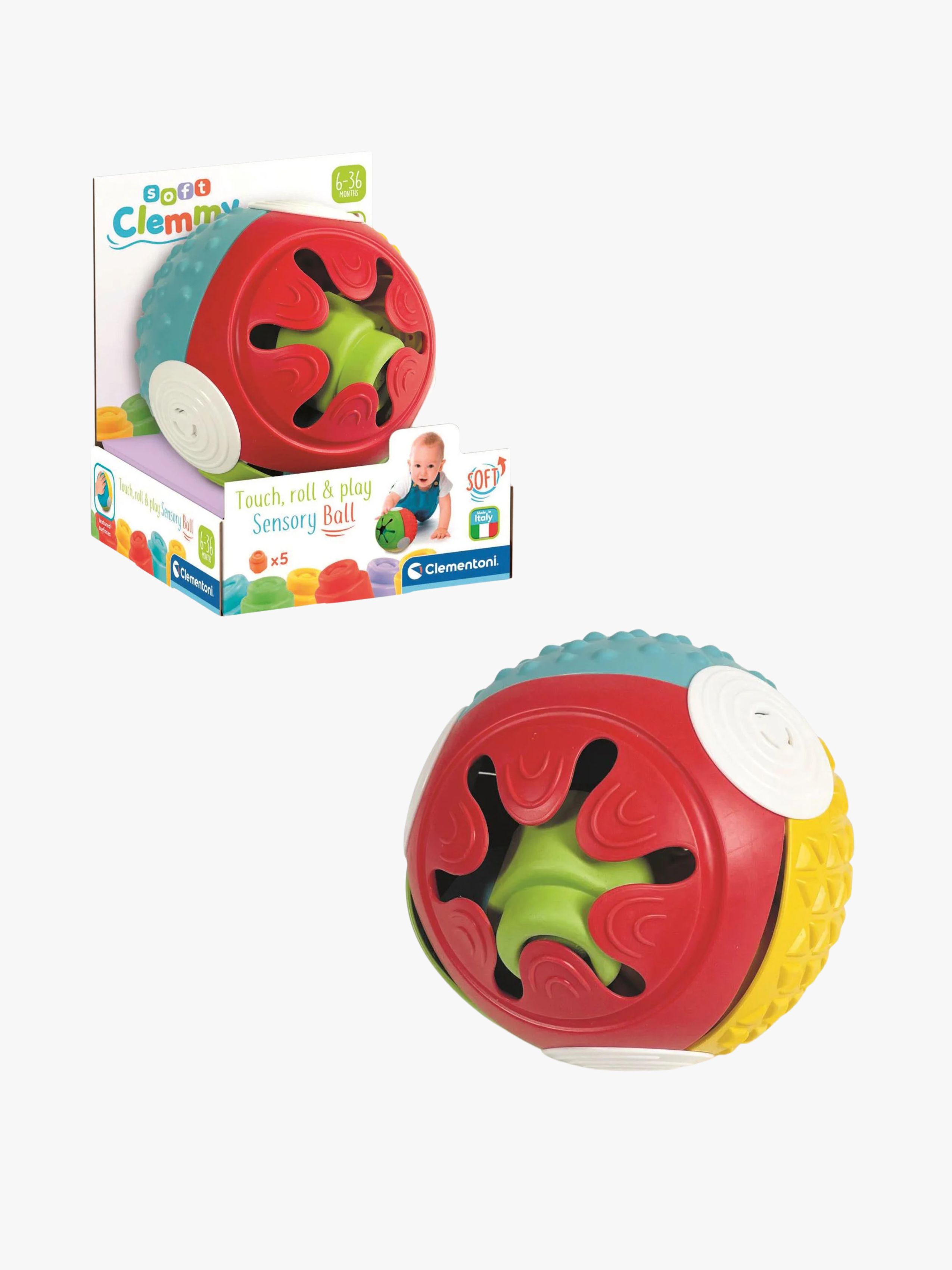 Clementoni Soft Clemmy Sensorik-Ball Touch &  Play