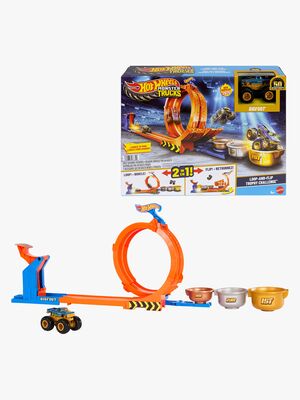 Hot Wheels Monstertruck Loop & Flip Trophy Challange Autorennbahn