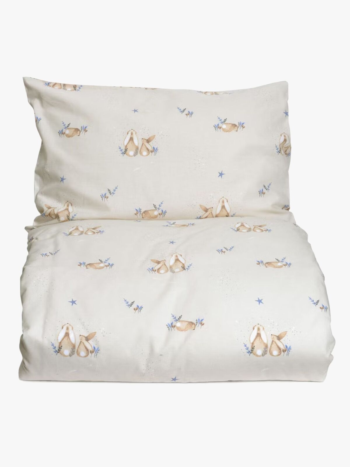 MiniDreams Bettwäsche Babybett 100x130 Bunny, Sand