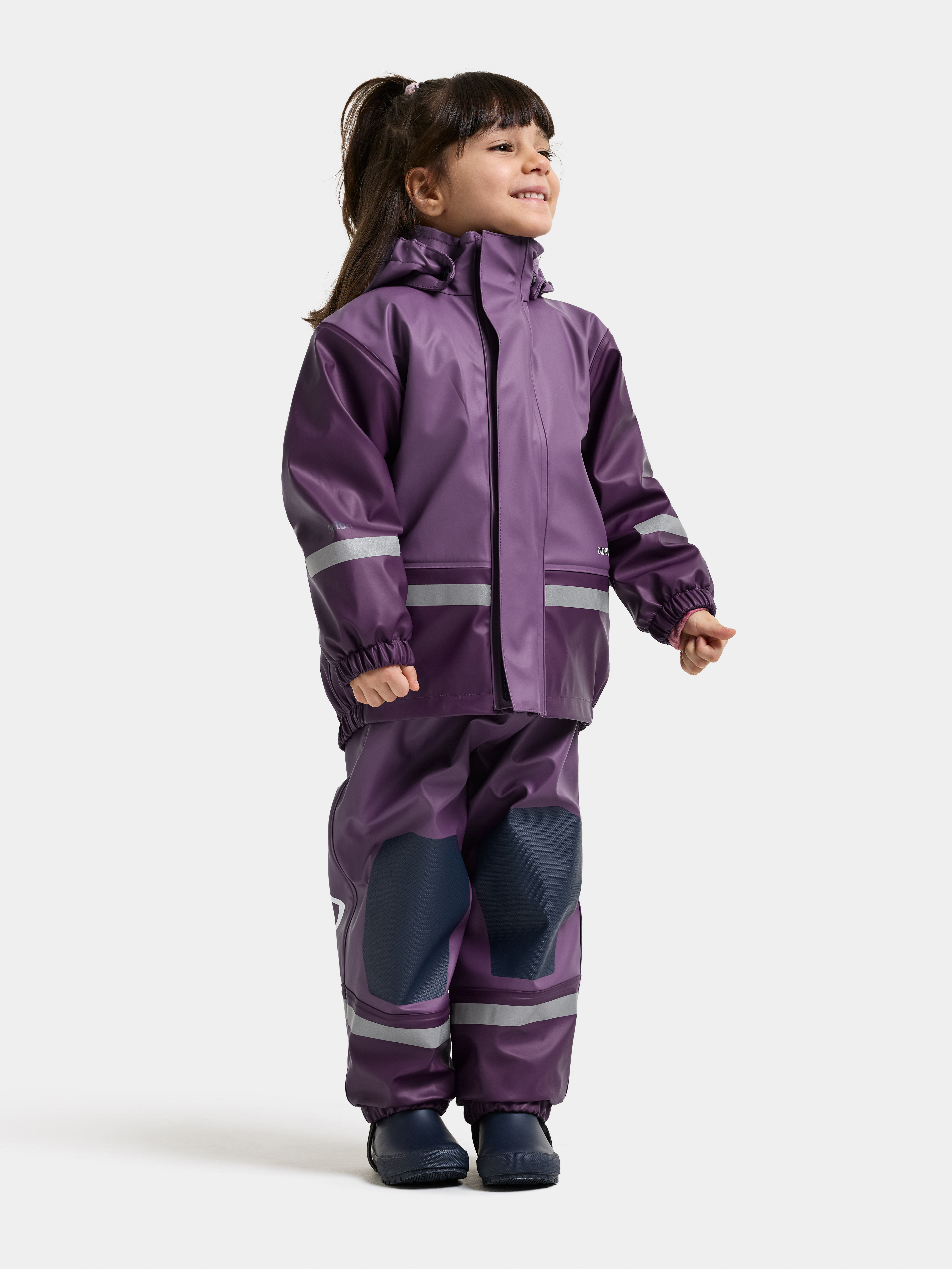 Didriksons Boardman Gefüttertes Regenset, Eggplant, 80