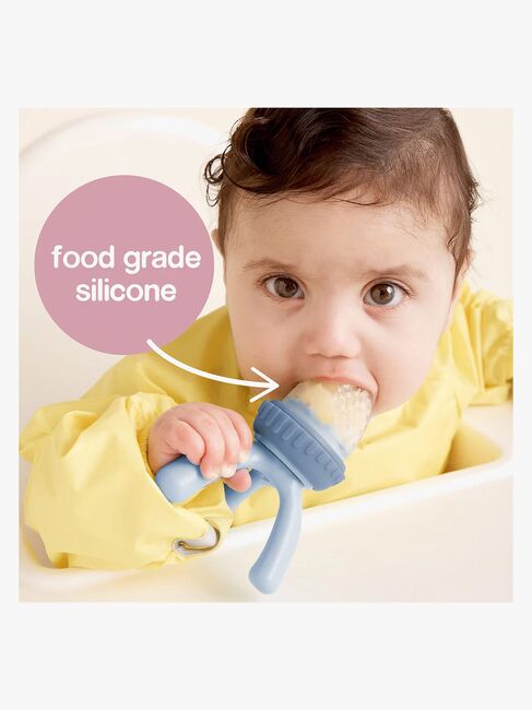 b.box Fruchtsauger Silikon, Blue