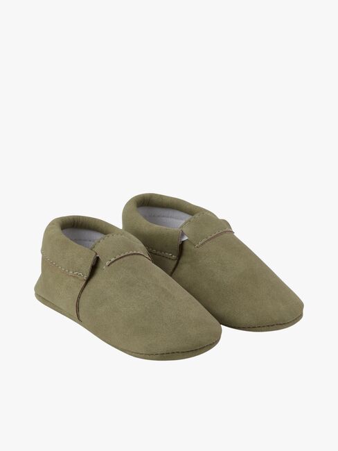 BabyMocs Casual Mocs Hausschuhe, Green