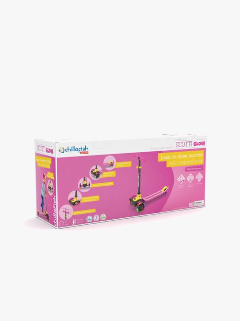 Chillafish Scotti Glow Tretroller, Pink