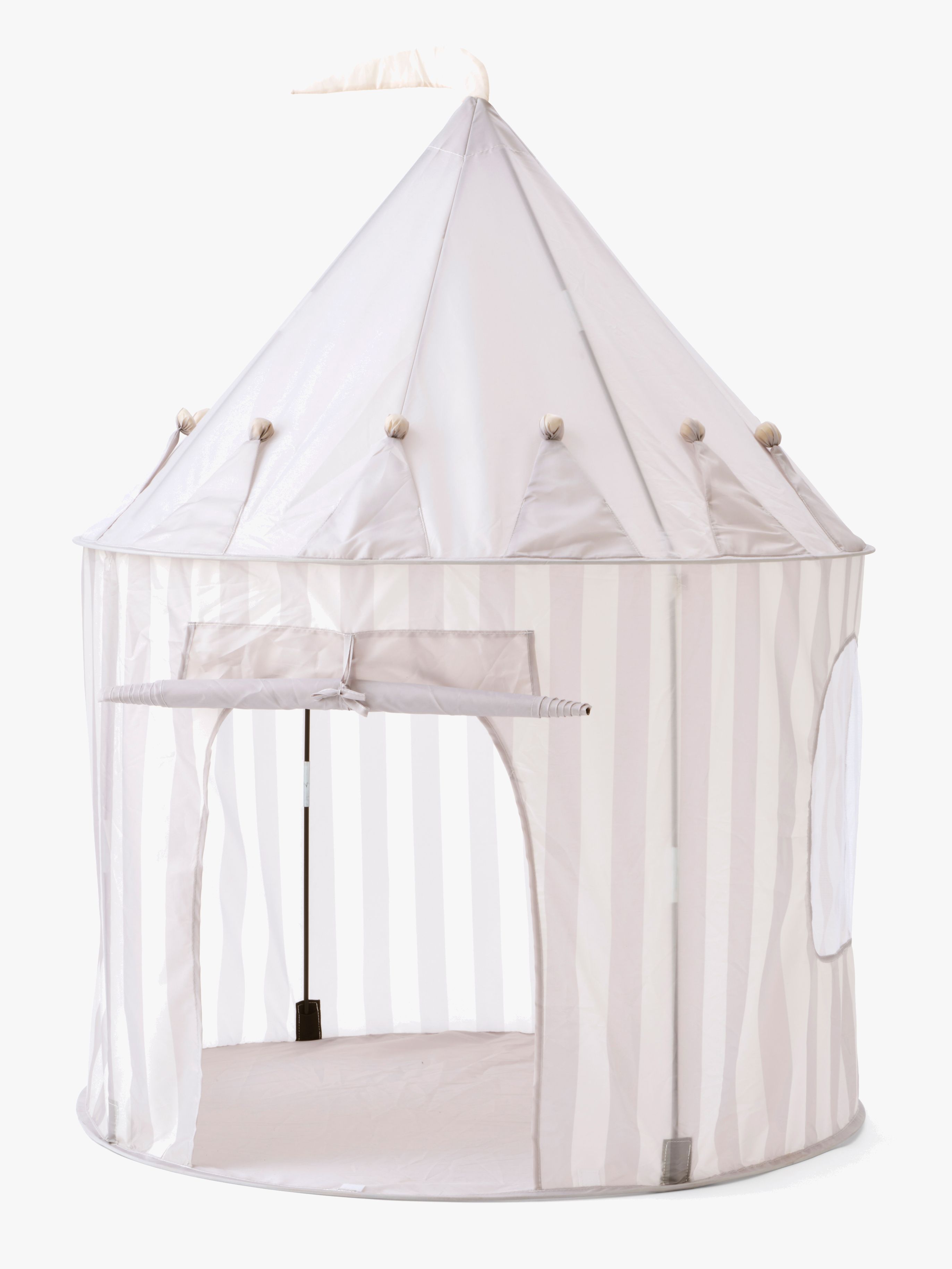 Kids Concept Gestreiftes Spielzelt, Grau