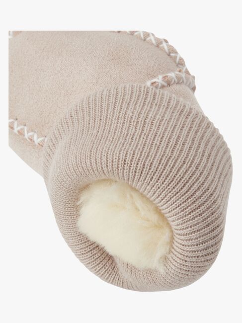 BabyMocs Cosy Mocs Überziehschuhe, Beige