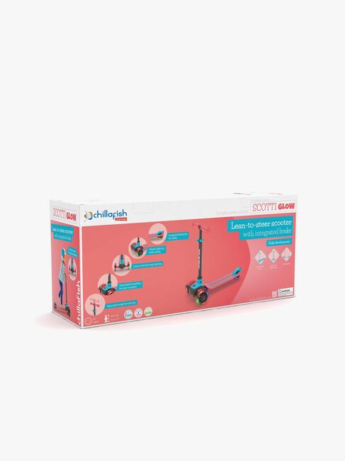 Chillafish Scotti Glow Tretroller, Red