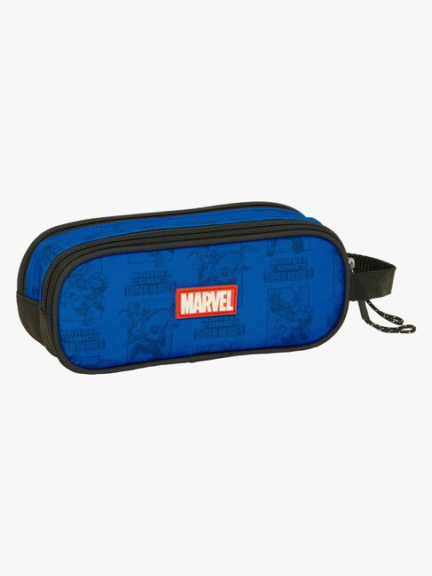 Marvel Avengers Doppel-Federmäppchen, Blau