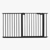 BabyDan Premier Klemmgitter + 9 Erweiterungen 126-132,2 cm, Schwarz