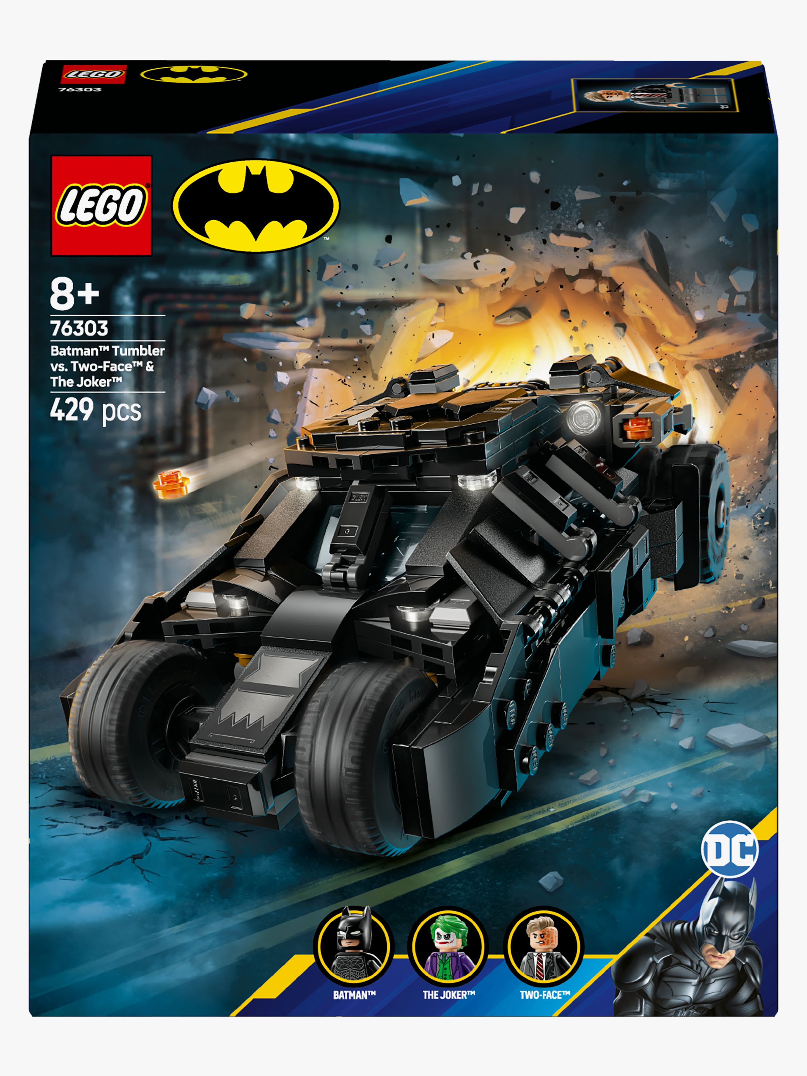 Super Heroes 76303 Baan Tumbler vs. Two-Face & The Joker