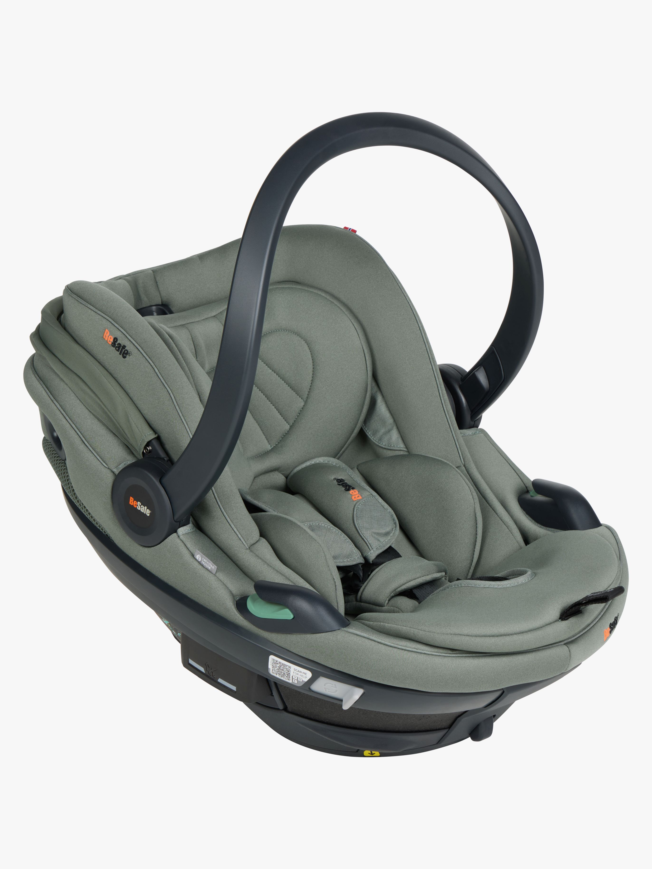 BeSafe Go Beyond 2 Babyschale, Meadow Green Soft Breeze