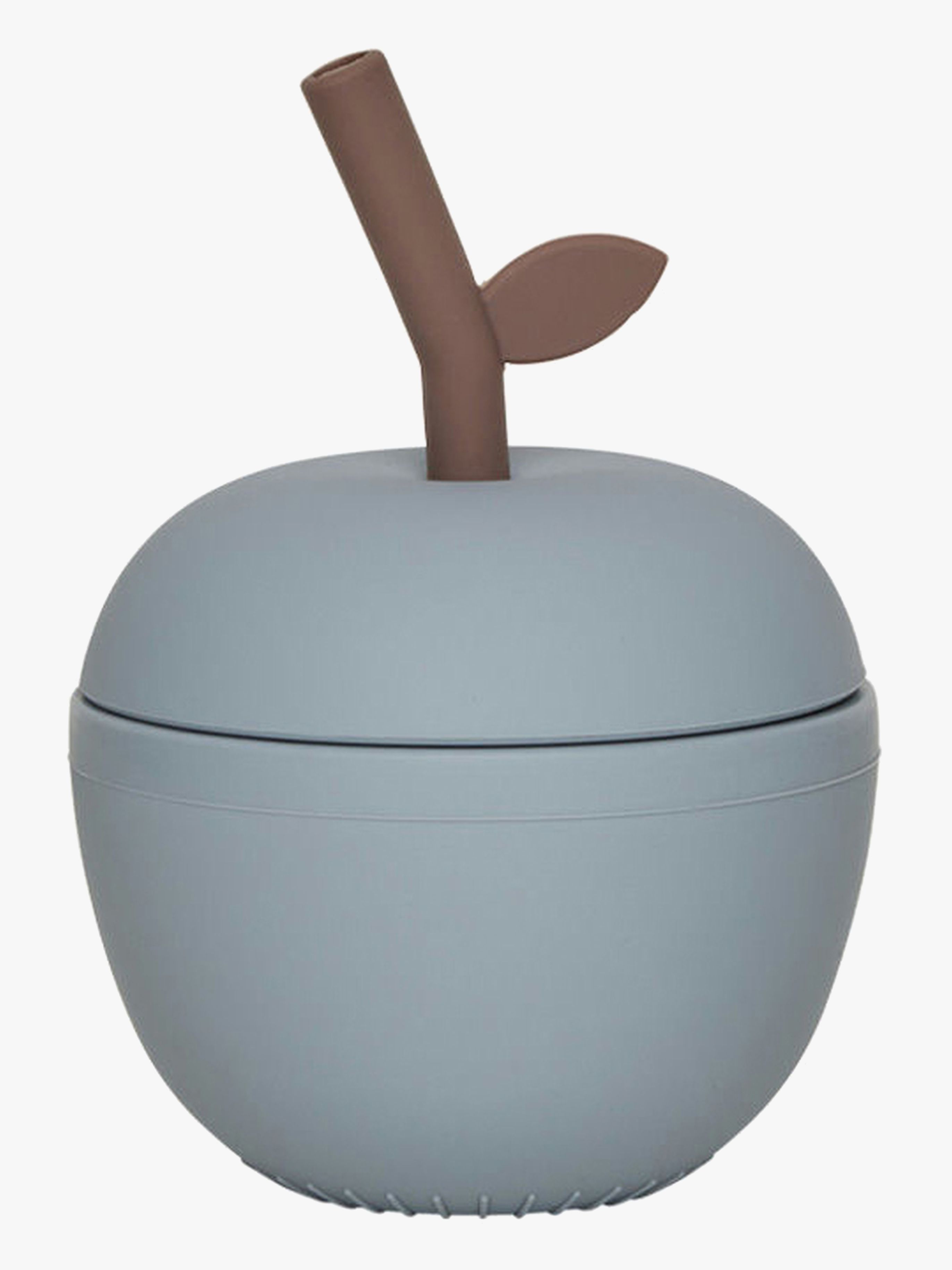 OYOY Apple Trinkhalmbecher, Dusty Blue