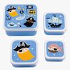 A Little Lovely Company Lunchbox-Set, Piraten
