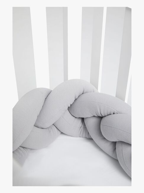 Alice & Fox ALEAH Geflochtenes Nestchen 200 cm, Light Grey