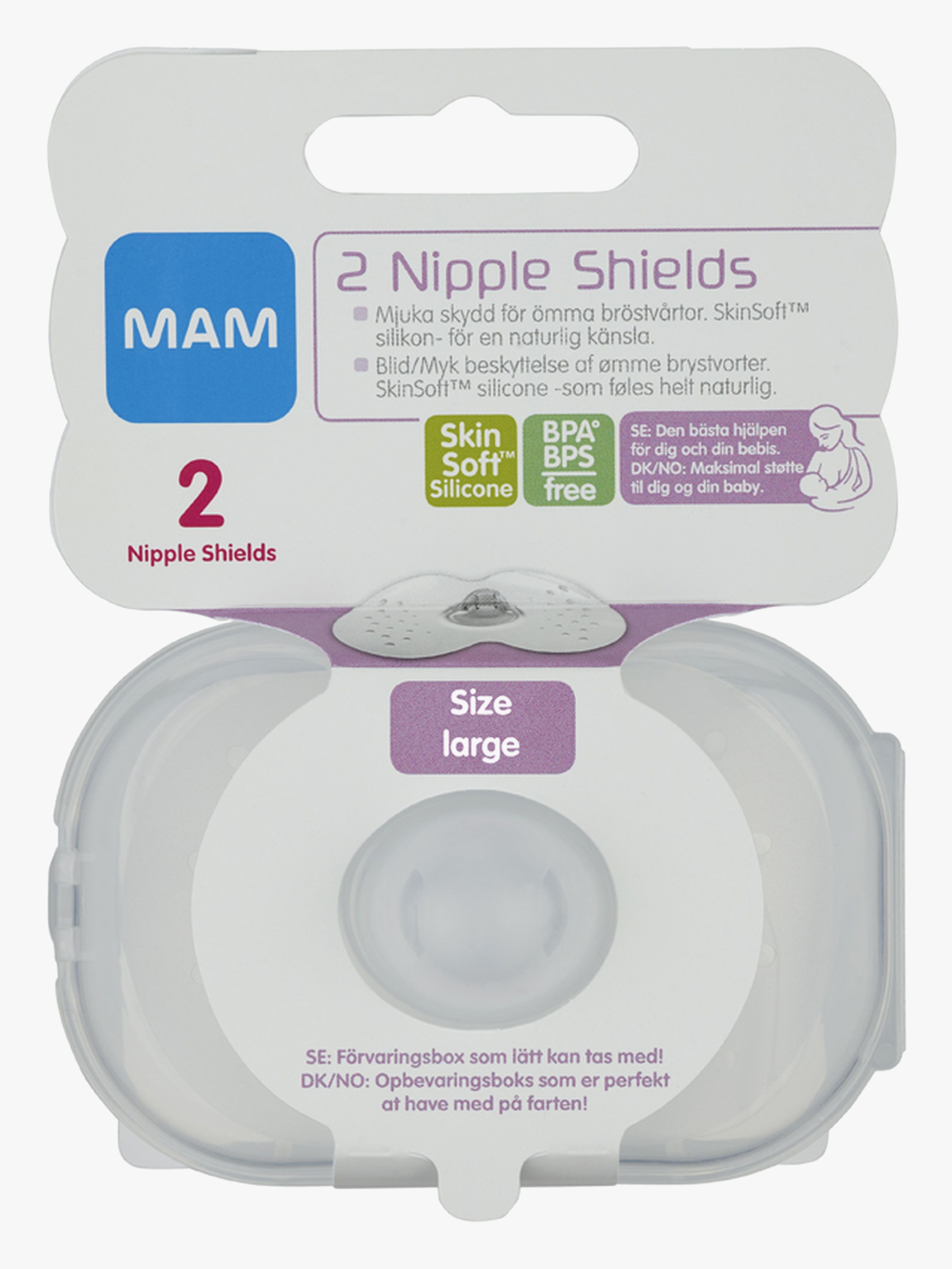 MAM Stillhütchen 2er-Pack Größe 2