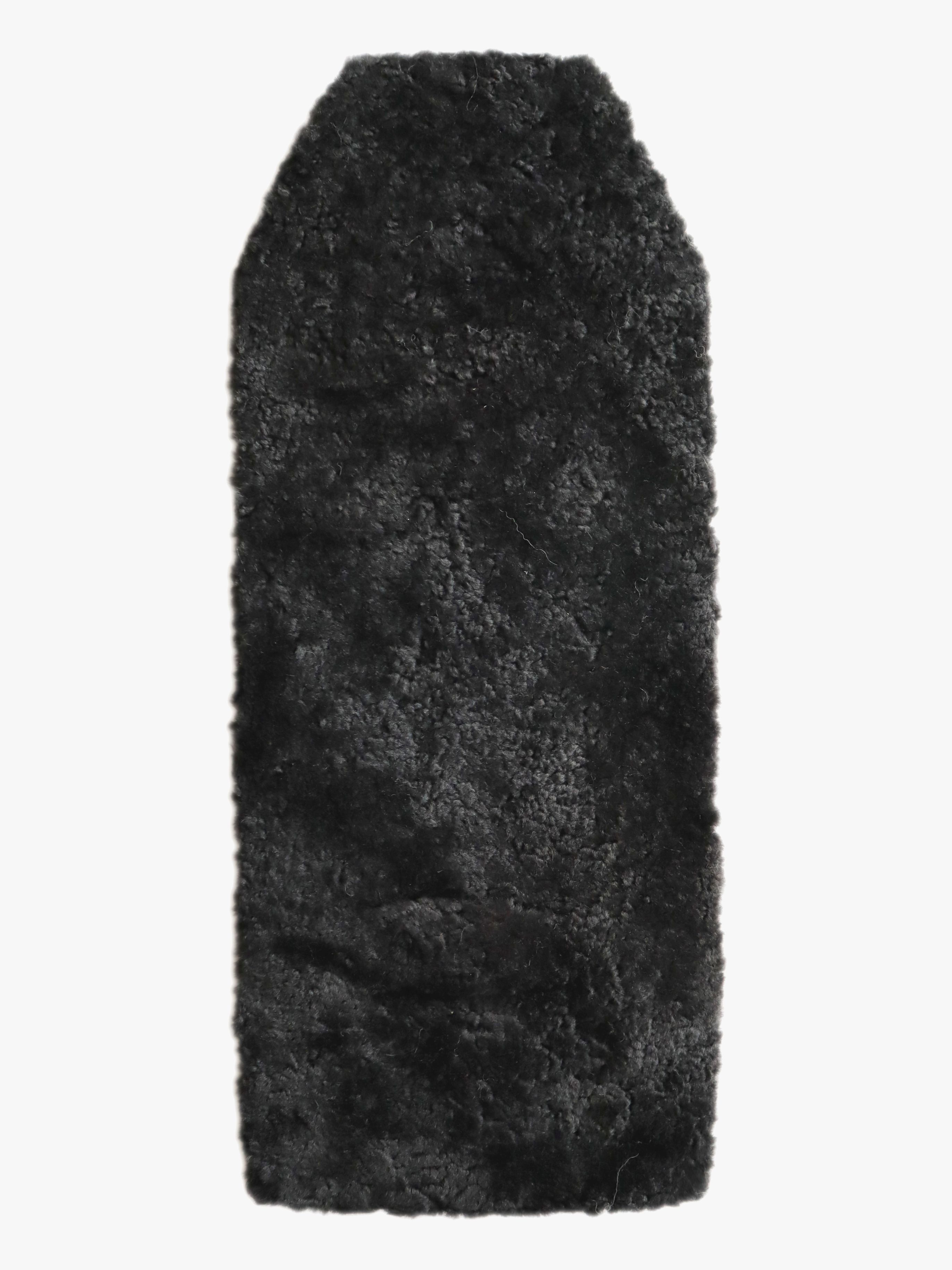 Sitzkissen Lammfell Lockig Geschnitten, Grey
